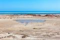 Gobustan mud volcano in Azerbaijan Royalty Free Stock Photo