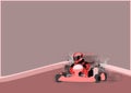 Gocart background Royalty Free Stock Photo