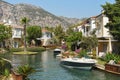 Gocek is a small town in Fethiye district in Mugla Province, Turkey Royalty Free Stock Photo