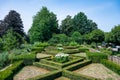 Goch, North Rhine-Westphalia - The city park of Karl Baum with green decorations