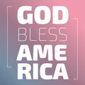 God Bless America Royalty Free Stock Photo