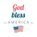 God Bless America Royalty Free Stock Photo