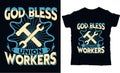 God bless union workers Royalty Free Stock Photo