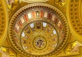 God Christ Dome Saint Stephens Cathedral Budapest Hungary Royalty Free Stock Photo