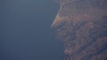 God eye view of Ocean and part of Morocco Royalty Free Stock Photo