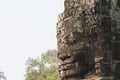 God face architecture in Angkor Wat. Royalty Free Stock Photo