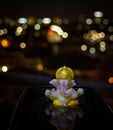 God Ganesh reflection square