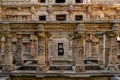 God and goddesses sculptures at stepwell Rani ki vav, an intricately constructed historic site in Gujarat Royalty Free Stock Photo