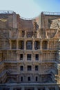 God and goddesses sculptures at stepwell Rani ki vav, an intricately constructed historic site in Gujarat Royalty Free Stock Photo