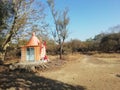 God for hanuman tempal in sasan gir forest insait