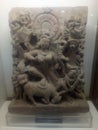 God of hindu religion ,Holi picture of Ma Durga. Creation on stone in 6th century .