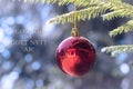 God Jul och Gott Nytt Ar means Merry Christmas and Happy New Year in Swedish, Danish and Norwegian Royalty Free Stock Photo
