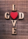 God is Love Royalty Free Stock Photo