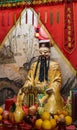 God of Medicine at Kwan Tai Taoist temple in Tai O, Hong Kong China