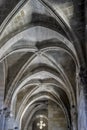 God, Medieval Gothic architecture inside a cathedral in Spain. S