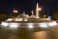 The god Neptune fountain Royalty Free Stock Photo