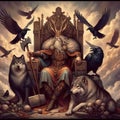 Norse mythology the god Odin