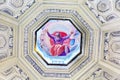 God Painting Dome Santa Maria Della Pace Church Rome Italy