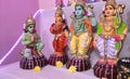 God Rama with Seeta and Hanuman Indian god