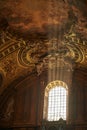 God rays at the Church of the Gesu in Rome, Italy