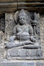 God relief of prambanan temple Royalty Free Stock Photo