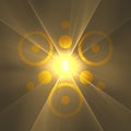 God Sol Explosion of Love and Light | Fractal Art Background Wallpaper