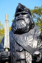 God Statue of Ainu Village in Hokkaido, Japan Royalty Free Stock Photo
