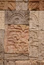 God Wall Carving Teotihuacan Mexico