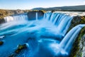 Godafoss Waterfall at Sunset, Iceland