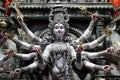 Maa Durga Sculpture. Durga puja festival in Kolkata, West Bengal, India