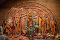 Goddess Durga idol , Puja festival, Kolkata, India Royalty Free Stock Photo