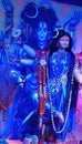 Goddess Durga during Navratri festival, Durg City, Chhattisgarh, year 2022.