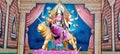 Goddess Durga during Navratri festival, Durga Puja, Durg City, Chhattisgarh, year 2022.