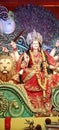 Goddess Durga during Navratri festival, Durga Puja, Durg City, Chhattisgarh, year 2022.