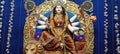 Goddess Durga during Navratri festival, Durga Puja, Durg City, Chhattisgarh, year 2022.