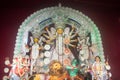 Goddess Durga during the ongoing celebrations