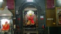 Goddess Durga statue in ancient temple Royalty Free Stock Photo