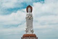 Goddess Guanyin statue in Nanshan Buddhism Cultural Park Sanya China