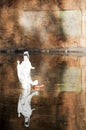 Goddess Guanyin Statue with reflection Royalty Free Stock Photo