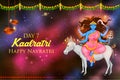 Goddess Kaalratri Devi for the seventh Navadurga of Navratri festival