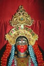 Indian Goddess Kali idol Assam India Royalty Free Stock Photo