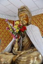 Goddess Kwan Yin sculpture Royalty Free Stock Photo