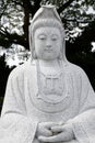 Goddess Kwan Yin sculpture Royalty Free Stock Photo