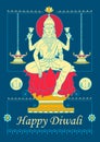 Goddess Lakshmi for Diwali prayer
