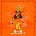 Goddess Lakshmi for Happy Dhanteras Diwali