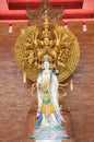 Goddess of mercy Guan yin statue Royalty Free Stock Photo