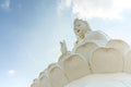 The Goddess of Mercy, known as Quan Yin or Guan Yin Statue at Wat Hyua Pla Kang temple in Chiang Rai, Thailand