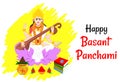 Goddess Saraswati On The Festival Of Happy Basant Vasant Panchami