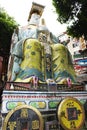 Goddess of the Sea or Mazu god statues in Tin Hau Temple or Kwun Yam Shrine at Repulse Bay in Hong Kong, Chin Royalty Free Stock Photo