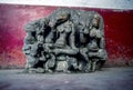 Goddess Varahi relief carving from temple wall